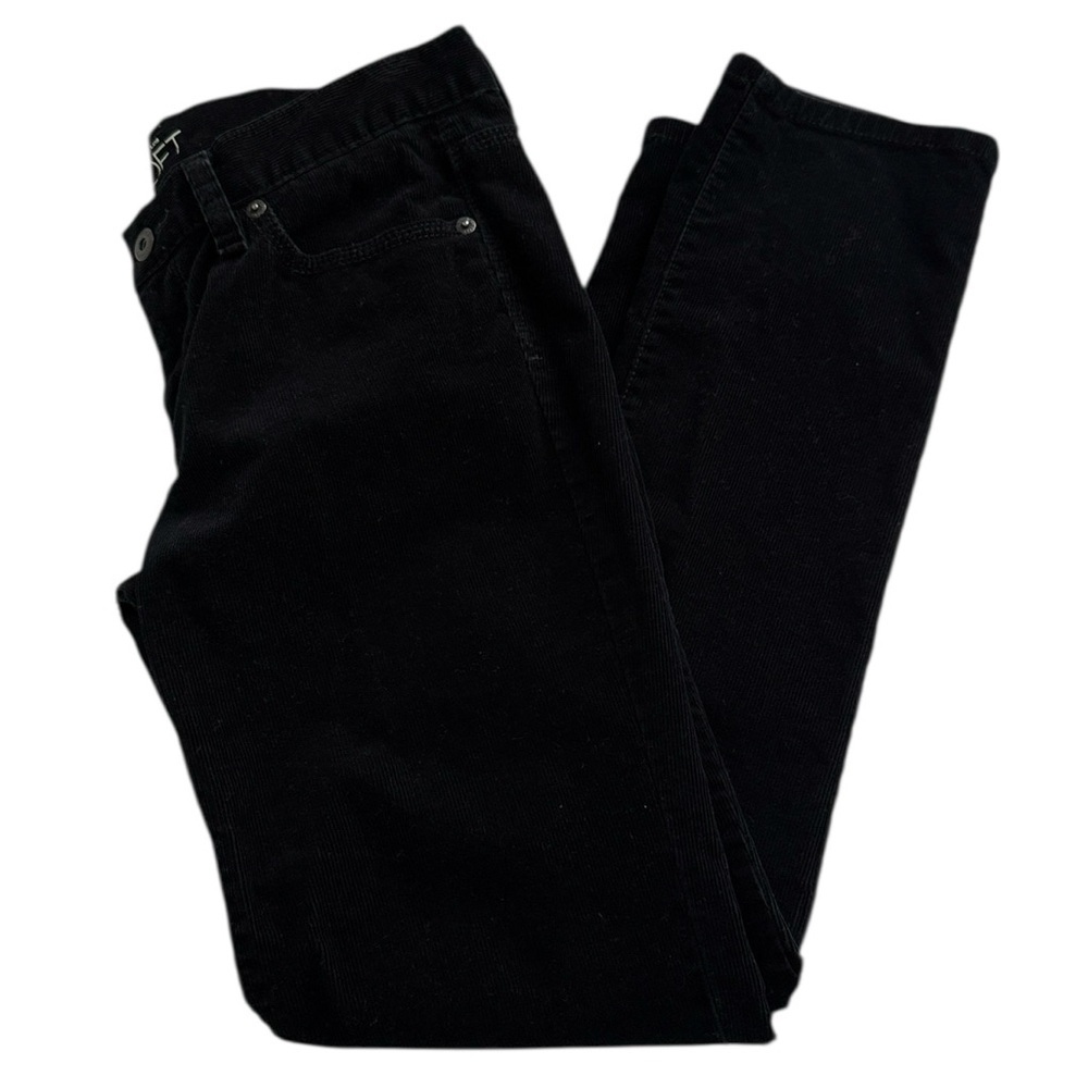 Ann Taylor Loft Modern Slim Black Corduroy Jeans Size 4P - Picture 3 of 12